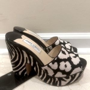 Jimmy Choo platform slides